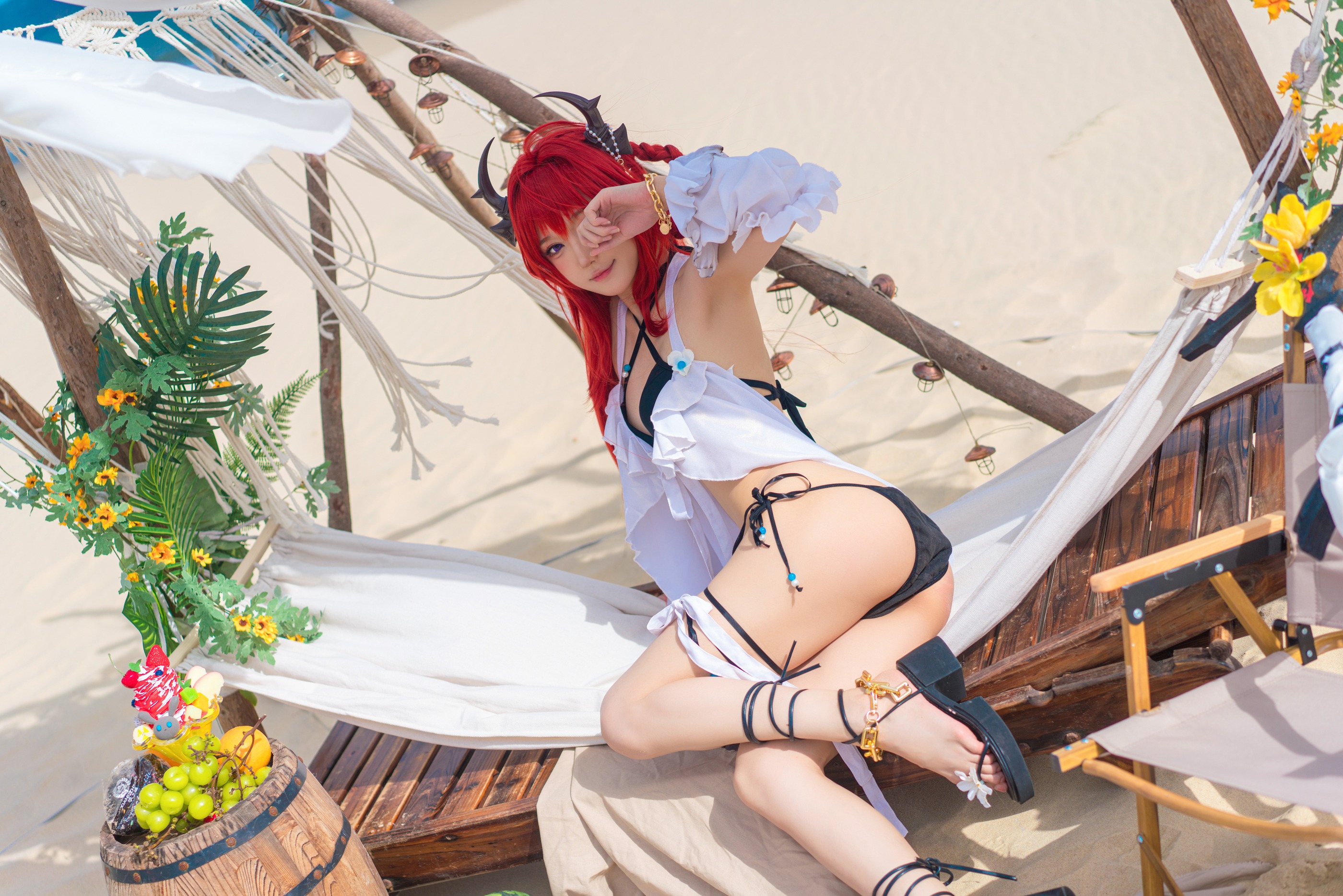 图片[1]-阿包也是兔娘 – NO.059 明日方舟-史尔特尔[50P]-XikXak